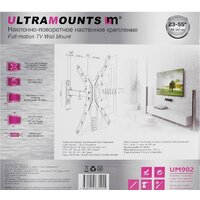Кронштейн для телевизора Ultramounts UM902 (черный) - Превью изображения №11 — Интернет-магазин Time-Shop