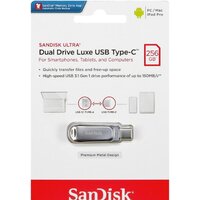 USB Flash SanDisk Ultra Dual Drive Luxe USB Type-C 256GB SDDDC4-256G-G46 - Превью изображения №7 — Интернет-магазин Time-Shop