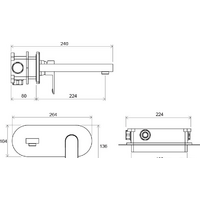 Смеситель без скрытого механизма Ravak Chrome-CR 019.00 [X070093] - Превью изображения №2 — Интернет-магазин Time-Shop