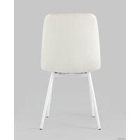Стул Stool Group Oliver (экокожа белый/белые ножки) - Превью изображения №4 — Интернет-магазин Time-Shop