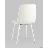 Стул Stool Group Oliver (экокожа белый/белые ножки) - Превью изображения №5 — Интернет-магазин Time-Shop