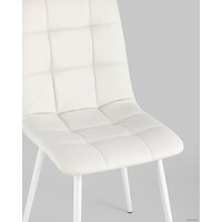 Стул Stool Group Oliver (экокожа белый/белые ножки) - Превью изображения №7 — Интернет-магазин Time-Shop