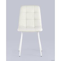 Стул Stool Group Oliver (экокожа белый/белые ножки) - Превью изображения №2 — Интернет-магазин Time-Shop