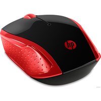 Мышь HP Wireless Mouse 200 (черный/красный) - Превью изображения №2 — Интернет-магазин Time-Shop