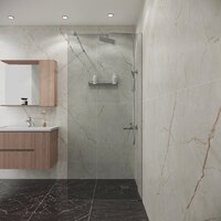 Душевая стенка Niagara 90x190 NG-531-90 (хром/прозрачное стекло) - Превью изображения №4 — Интернет-магазин Time-Shop