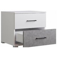 Тумба Горизонт Nova (белый-бетон) - Превью изображения №3 — Интернет-магазин Time-Shop