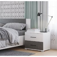 Тумба Горизонт Nova (белый-бетон) - Превью изображения №2 — Интернет-магазин Time-Shop