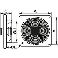 Осевой вентилятор ERA D200 Storm 200 - Превью изображения №2 — Интернет-магазин Time-Shop