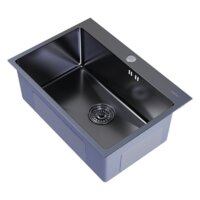 Кухонная мойка Mixline 547238 (черный графит, 3 мм) - Превью изображения №2 — Интернет-магазин Time-Shop