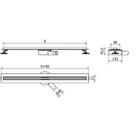 Трап/канал Mexen Flat MEX-1041100 - Превью изображения №6 — Интернет-магазин Time-Shop