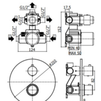 Смеситель Paffoni LIQ019HG - Превью изображения №2 — Интернет-магазин Time-Shop