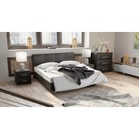 Кровать Трия Элис тип 1 с мягкой обивкой 160x200 (темный) - Превью изображения №2 — Интернет-магазин Time-Shop