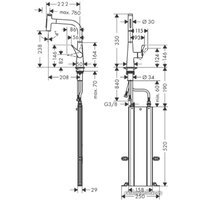 Смеситель Hansgrohe Metris Select M71 73817800 - Превью изображения №2 — Интернет-магазин Time-Shop