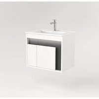  Дабер Тумба под умывальник 016 60 Т16.6.0.20_light (с подсветкой, белый древесный/серый) - Превью изображения №2 — Интернет-магазин Time-Shop