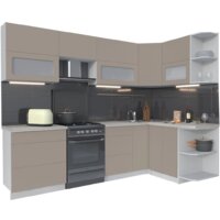 Интерлиния Мила Матте 1.5x2.7 Б правая (луна-луна-травертин серый)