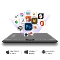 Графический планшет Parblo Intangbo S (черный) - Превью изображения №17 — Интернет-магазин Time-Shop