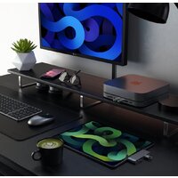 USB-хаб Satechi Aluminum Stand & Hub for Mac Mini ST-ABHFM (серый) - Превью изображения №7 — Интернет-магазин Time-Shop