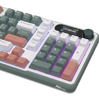 Клавиатура Royal Kludge RK-S98 RGB Clay Green (RK Pale Green) - Превью изображения №4 — Интернет-магазин Time-Shop