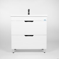 Viant Тумба Лима с умывальником Como 80 VLIM80CO-T2Y + S-UM-COM80/1-w