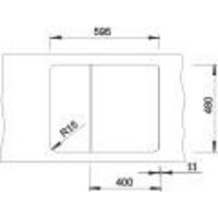 Кухонная мойка Blanco Zia 40 S 527195 (мягкий белый) - Превью изображения №4 — Интернет-магазин Time-Shop