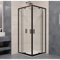 RGW PA-038B 350803899-14 90x90 (черный/прозрачное стекло)