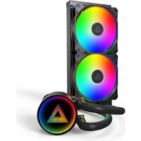 Система жидкостного охлаждения для процессора Montech LightFlow ARGB 240 (черный) - Превью изображения №2 — Интернет-магазин Time-Shop