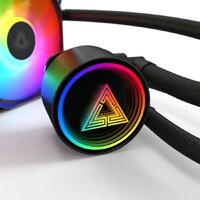 Система жидкостного охлаждения для процессора Montech LightFlow ARGB 240 (черный) - Превью изображения №5 — Интернет-магазин Time-Shop