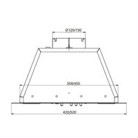 Кухонная вытяжка Elikor Box 52П-700 213859 (топленое молоко) - Превью изображения №2 — Интернет-магазин Time-Shop