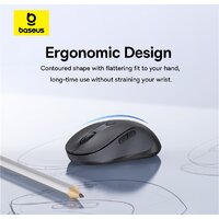 Мышь Baseus F02 Ergonomic Wireless Mouse (черный, без батарейки в комплекте) - Превью изображения №14 — Интернет-магазин Time-Shop