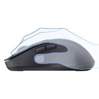 Мышь Baseus F02 Ergonomic Wireless Mouse (черный, без батарейки в комплекте) - Превью изображения №4 — Интернет-магазин Time-Shop