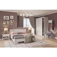 Кровать Ангстрем Кантри спальня КА-800.26 исп.22 (блан-шене) - Превью изображения №5 — Интернет-магазин Time-Shop