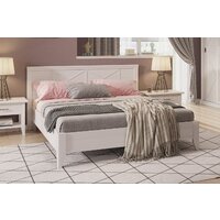 Кровать Ангстрем Кантри спальня КА-800.26 исп.22 (блан-шене) - Превью изображения №4 — Интернет-магазин Time-Shop