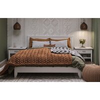 Кровать Ангстрем Кантри спальня КА-800.26 исп.22 (блан-шене) - Превью изображения №8 — Интернет-магазин Time-Shop