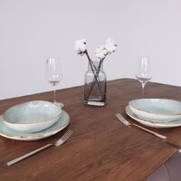 Кухонный стол ОКА Майон 120x80x74 (дуб мореный/черный) - Превью изображения №10 — Интернет-магазин Time-Shop