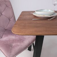 Кухонный стол ОКА Майон 120x80x74 (дуб мореный/черный) - Превью изображения №9 — Интернет-магазин Time-Shop