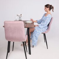 Кухонный стол ОКА Майон 120x80x74 (дуб мореный/черный) - Превью изображения №7 — Интернет-магазин Time-Shop