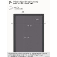  EMZE Line 118x50 LINE.118.50.CHE (черный) - Превью изображения №5 — Интернет-магазин Time-Shop