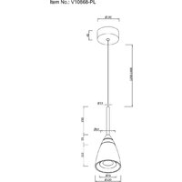 Подвесная люстра Moderli Senta V11368-PL - Превью изображения №7 — Интернет-магазин Time-Shop