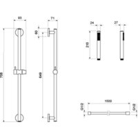Душевой гарнитур  Aquatek Европа AQ2012CR - Превью изображения №2 — Интернет-магазин Time-Shop