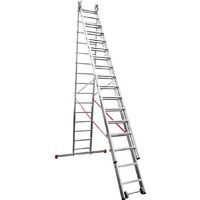 Лестница-стремянка Новая высота NV 523 трёхсекционная индустриальная 3x15 ступеней - Превью изображения №5 — Интернет-магазин Time-Shop