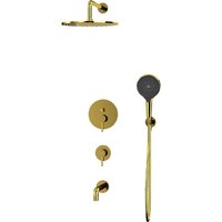 Душевая система  Whitecross Y YSET07TOPGL (золото) - Превью изображения №2 — Интернет-магазин Time-Shop