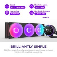 Система жидкостного охлаждения для процессора NZXT Kraken Elite 360 RGB RL-KR36E-B2 - Превью изображения №6 — Интернет-магазин Time-Shop