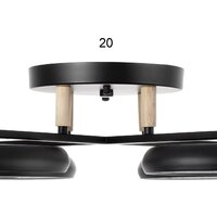 Подвесная люстра BayerLux Алис 10059022 (черный) - Превью изображения №10 — Интернет-магазин Time-Shop