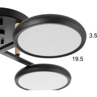 Подвесная люстра BayerLux Алис 10059022 (черный) - Превью изображения №9 — Интернет-магазин Time-Shop