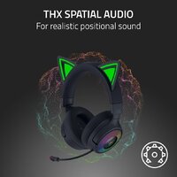 Наушники Razer Kraken Kitty V3 Pro (черный) - Превью изображения №9 — Интернет-магазин Time-Shop