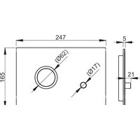 Панель смыва Alcaplast Flat Sting - Превью изображения №2 — Интернет-магазин Time-Shop