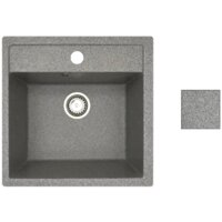 Кухонная мойка БелЭворс Rio + смеситель W4998-4 + дозатор L405-1 (серый/сатин) - Превью изображения №8 — Интернет-магазин Time-Shop