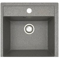 Кухонная мойка БелЭворс Rio + смеситель W4998-4 + дозатор L405-1 (серый/сатин) - Превью изображения №2 — Интернет-магазин Time-Shop