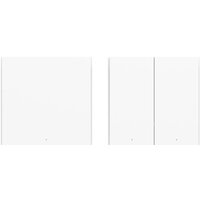 Выключатель Aqara Smart Wall Switch H1 двухклавишный без нейтрали (белый) - Превью изображения №4 — Интернет-магазин Time-Shop