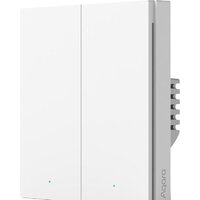 Aqara Smart Wall Switch H1 двухклавишный без нейтрали (белый)